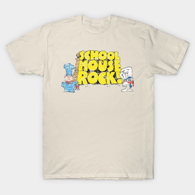 Schoolhouse Rock 70s T-Shirt by Viinlustraion